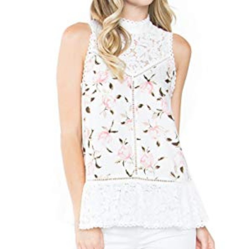 Carla Floral Lace Top